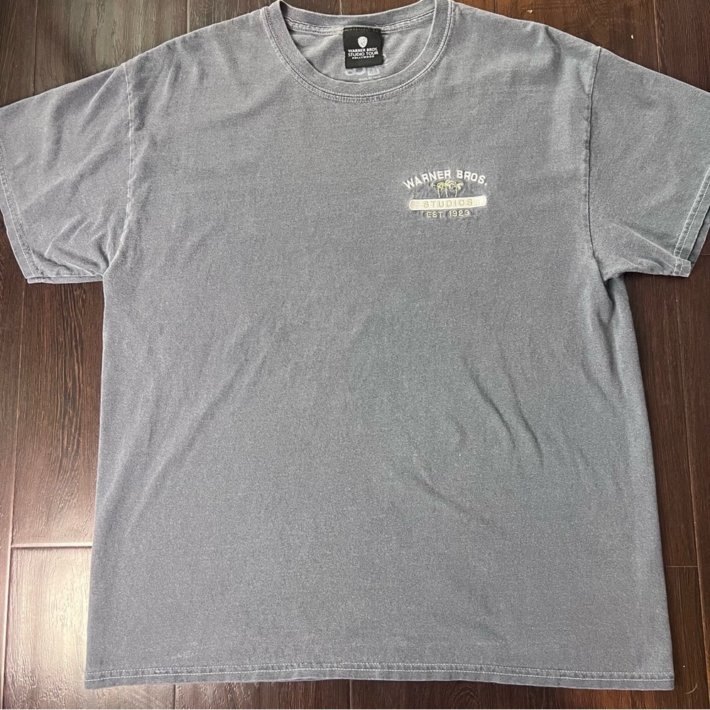 Warner Bros. Vintage Style Short-Sleeve Gray Graphic Tee Size L Men